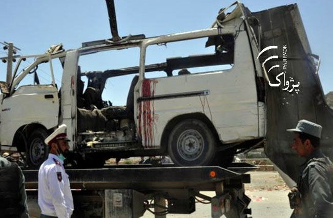 10 تن در حمله انتحاری در کابل کشته شدند